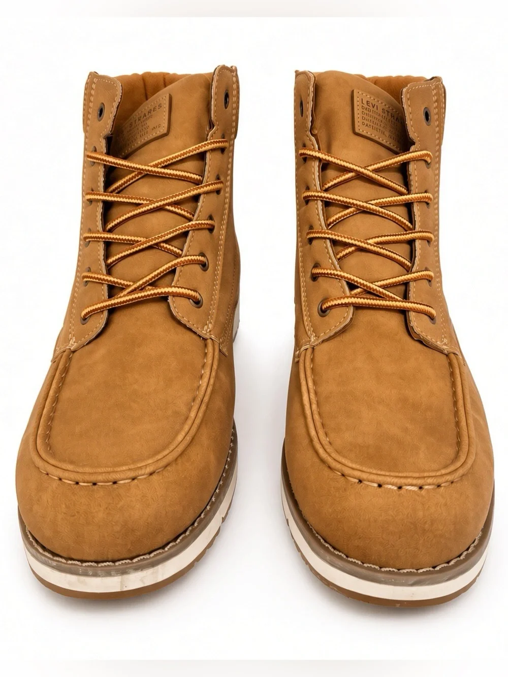 Levi’s Dean Oberyn 2 Men’s Boots Size 10 Wheat Moc Toe + Original Box